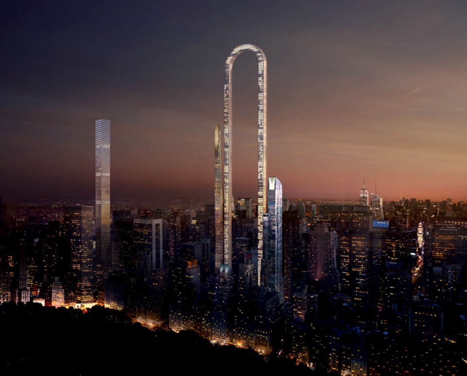 an artist 's impression of the new york city skyline at night