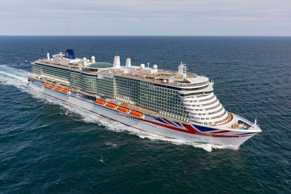 a large cruise ship called the royal britannia is floating in the ocean