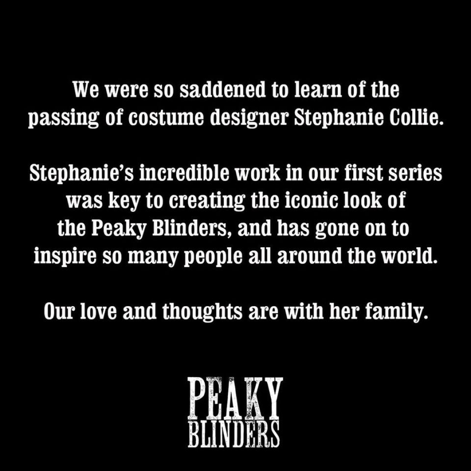 a black and white poster for peaky blinders