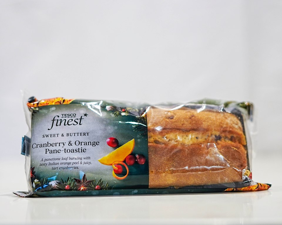 Tesco Finest Cranberry & Orange Pane-toastie.