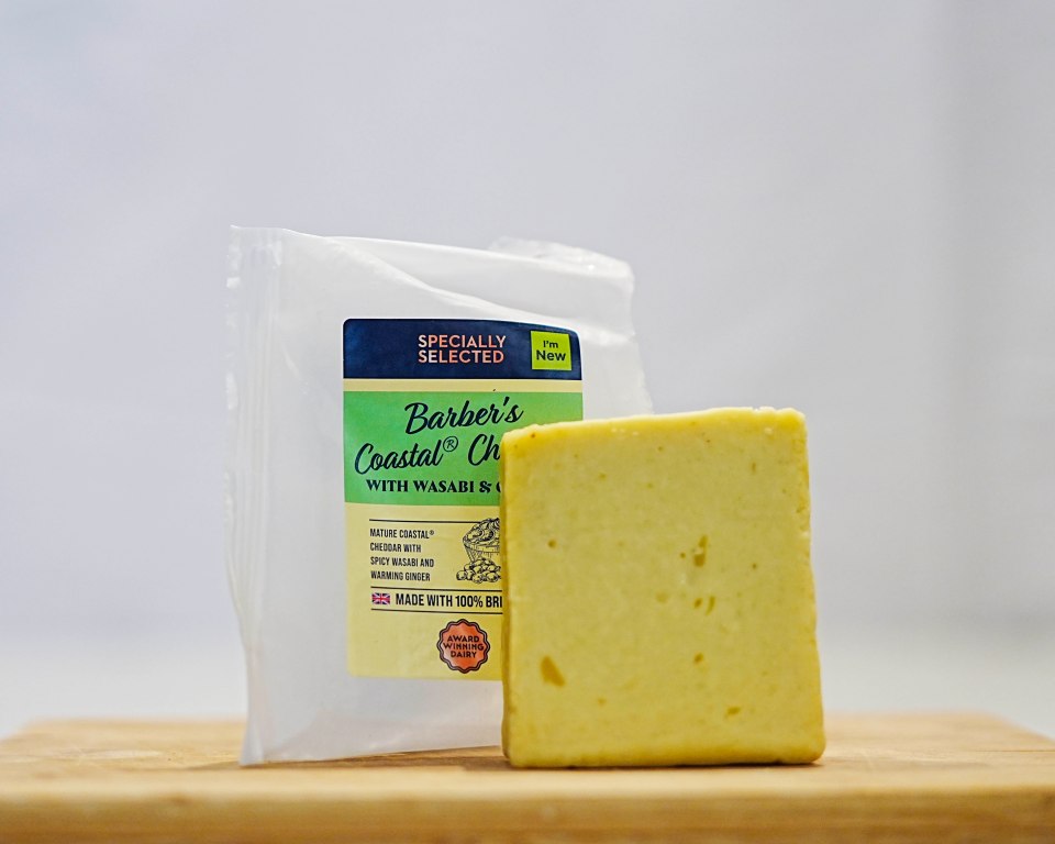 Wasabi and ginger cheese.