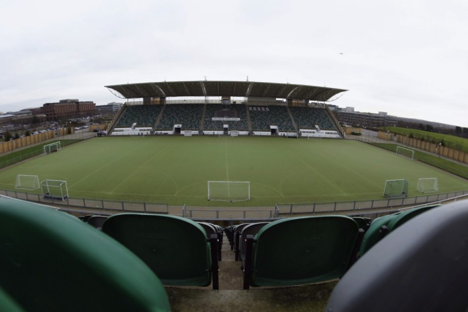 MILTON KEYNES - JANUARY 24:  (FILE PHOTO) A general view from the stands of the National Hockey Stadium, a possible new ground for Wimbledon Football Club on January 24, 2003 in Milton Keynes, England. (Photo by Bryn Lennon/Getty Images)