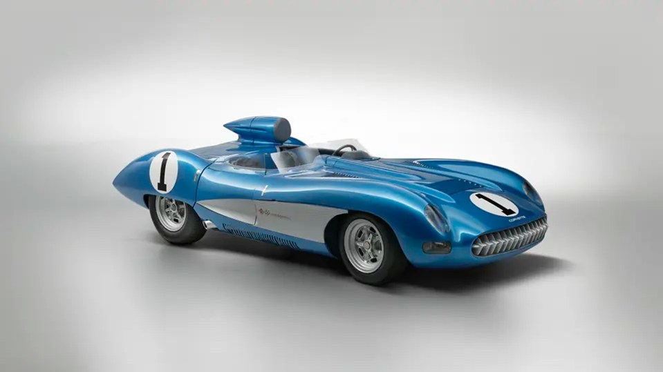 1957 Chevrolet Corvette Super Sport racecar, number 1.