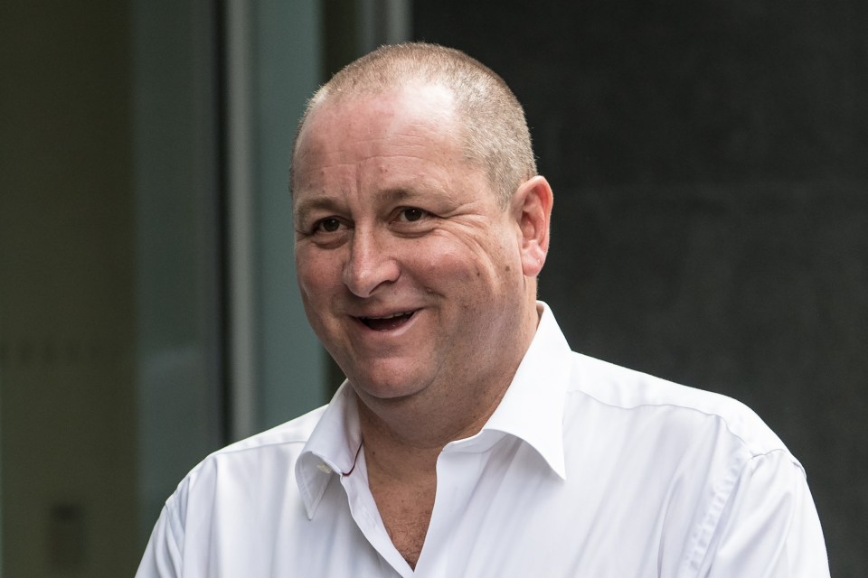 Mike Ashley at the High Court.