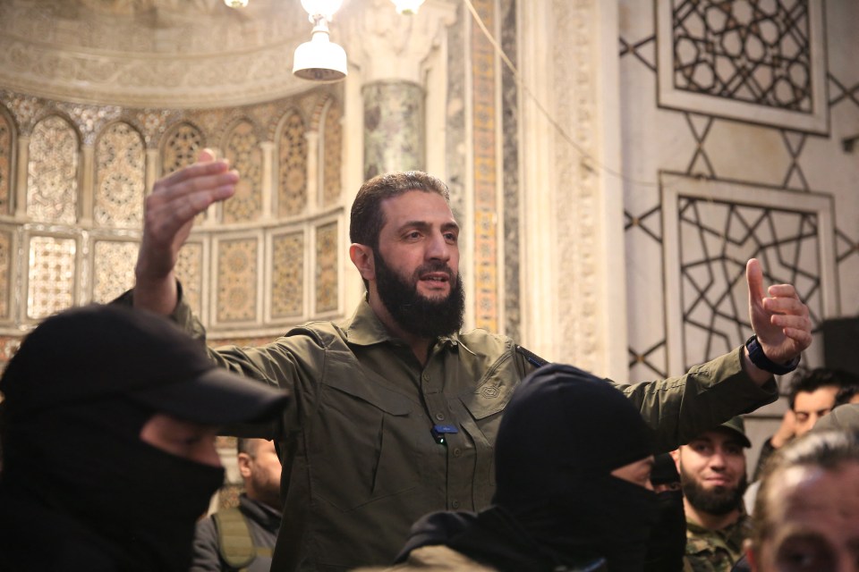 HTS boss Abu Mohammed al-Jawlani,  expected to install himself as Syria’s new leader, has an £8million price on his head
