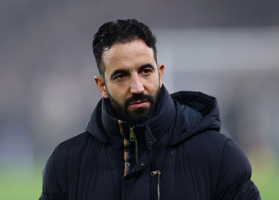 Ruben Amorim, Manchester United manager.