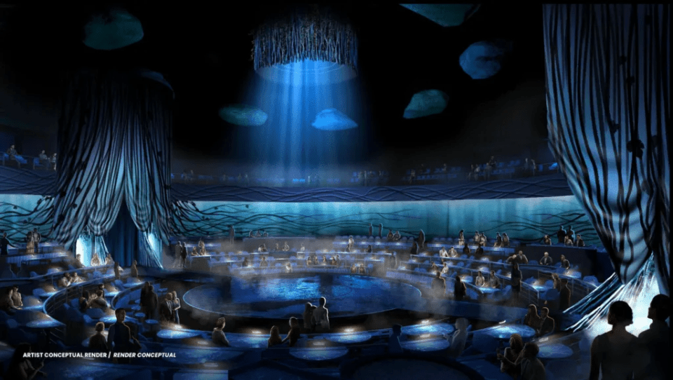 Artist's rendering of VidantaWorld's BON luxury theme park in Mexico.