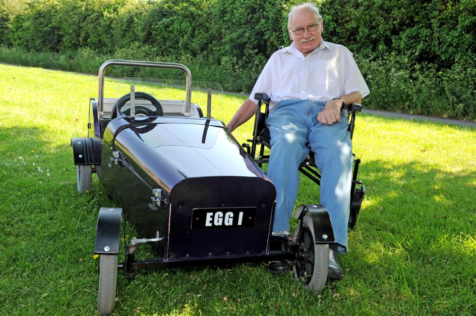 Terry, who has motor neurone disease, wanted to complete the project before his illness denied him the chance