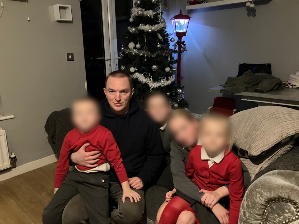 Graham Read is struggling to look after six kids