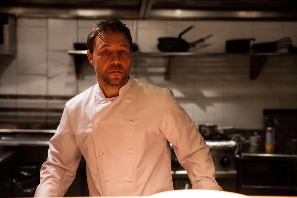 Stephen Graham as a chef in Boiling Point.