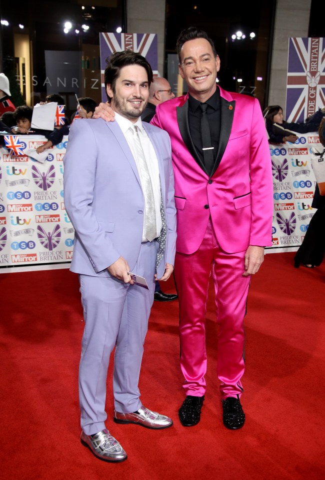 Craig Revel Horwood and Jonathan Myring at the Pride of Britain Awards.