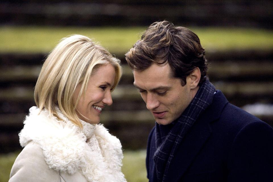 Cameron Diaz and Jude Law in The Holiday.