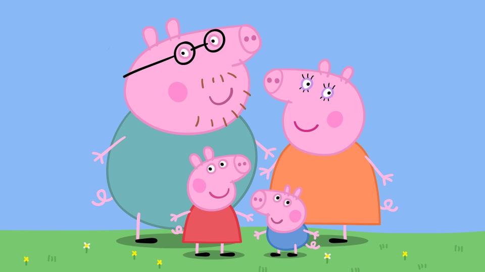 The Peppa Pig family.