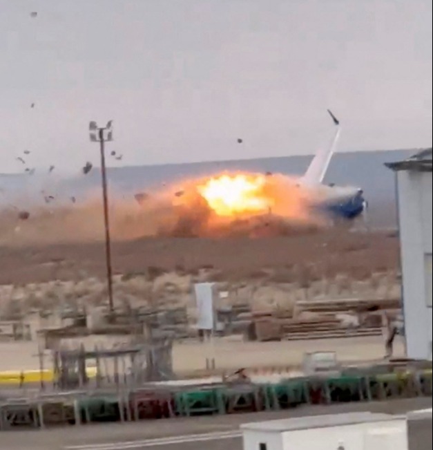 Embraer passenger plane crash near Aktau, Kazakhstan.
