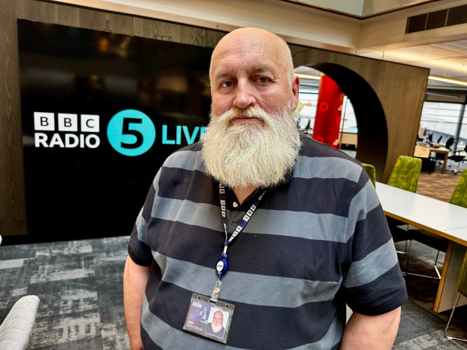 BBC Radio 5 Live presenter John Spencer-Barnes.