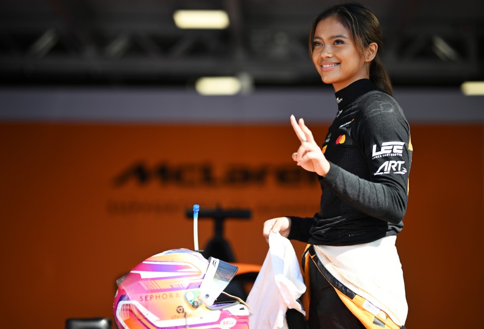Bustamante competes in F1’s Academy - the only all-female championship