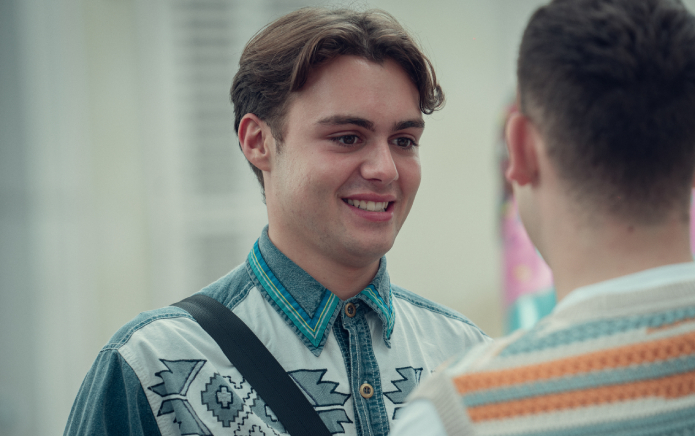 Bradley Riches in Heartstopper.