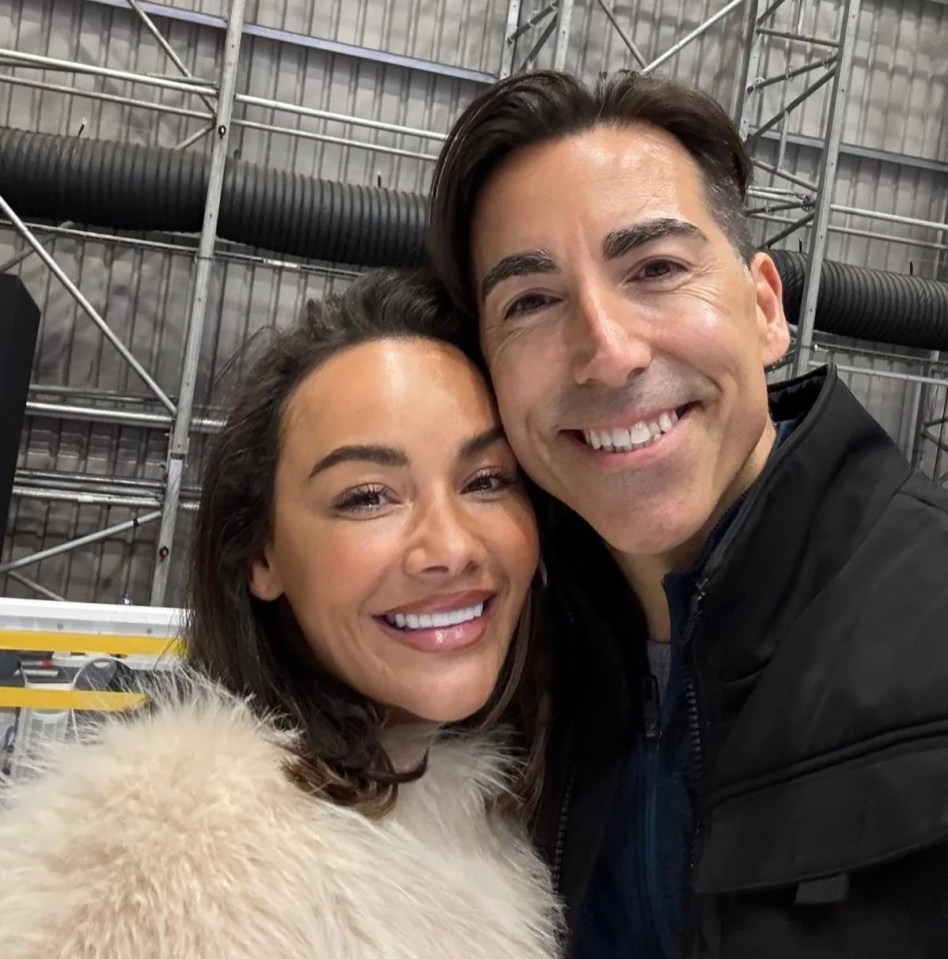 Andy Buchanan and Chelsee Healey at Dancing on Ice.