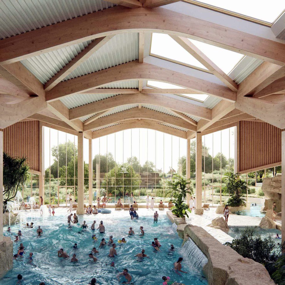 Proposed Chessington World of Adventures Resort wave pool.