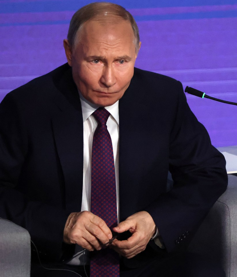 Vladimir Putin at the AI Journey Conference.