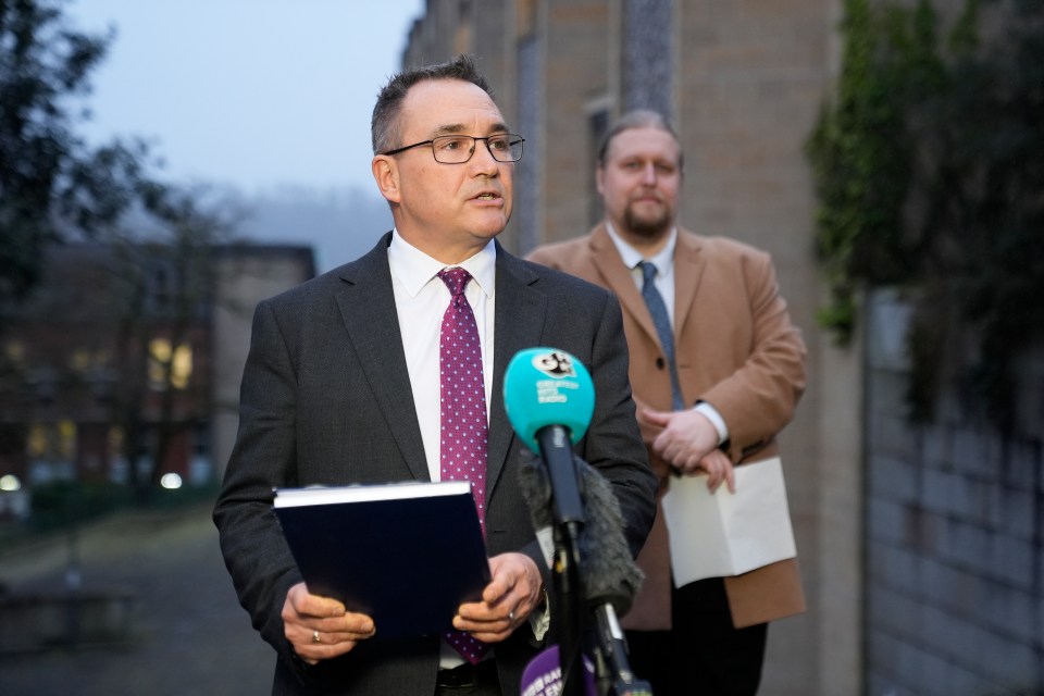 Detective Inspector Mark Jenkins addresses the media following a murder conviction.
