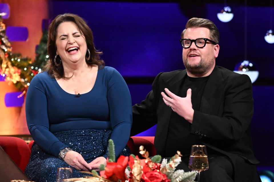 Ruth Jones and James Corden on the Graham Norton Show.