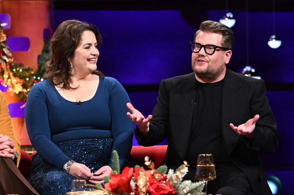 Ruth Jones and James Corden on the Graham Norton Show.