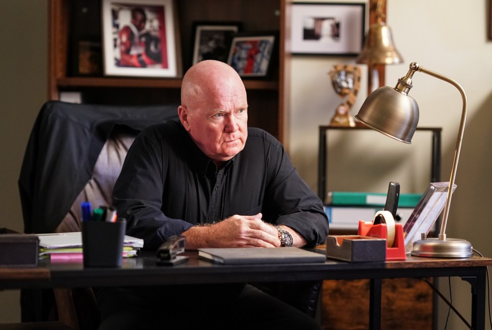 Steve McFadden as Phil Mitchell in EastEnders.