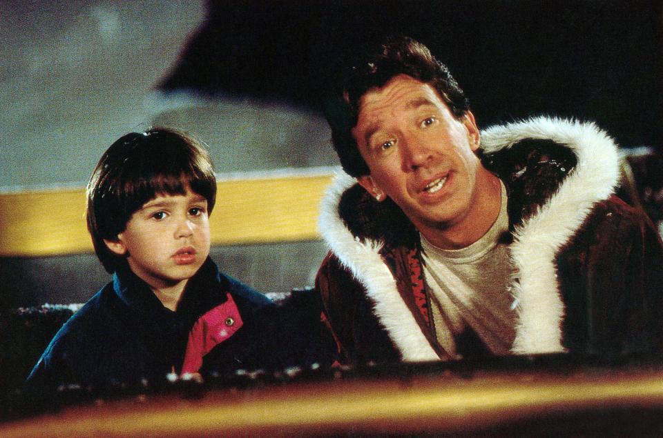 Tim Allen and Eric Lloyd in The Santa Clause.