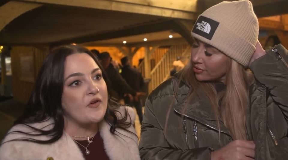 Two women from Married at First Sight UK discussing the reunion.