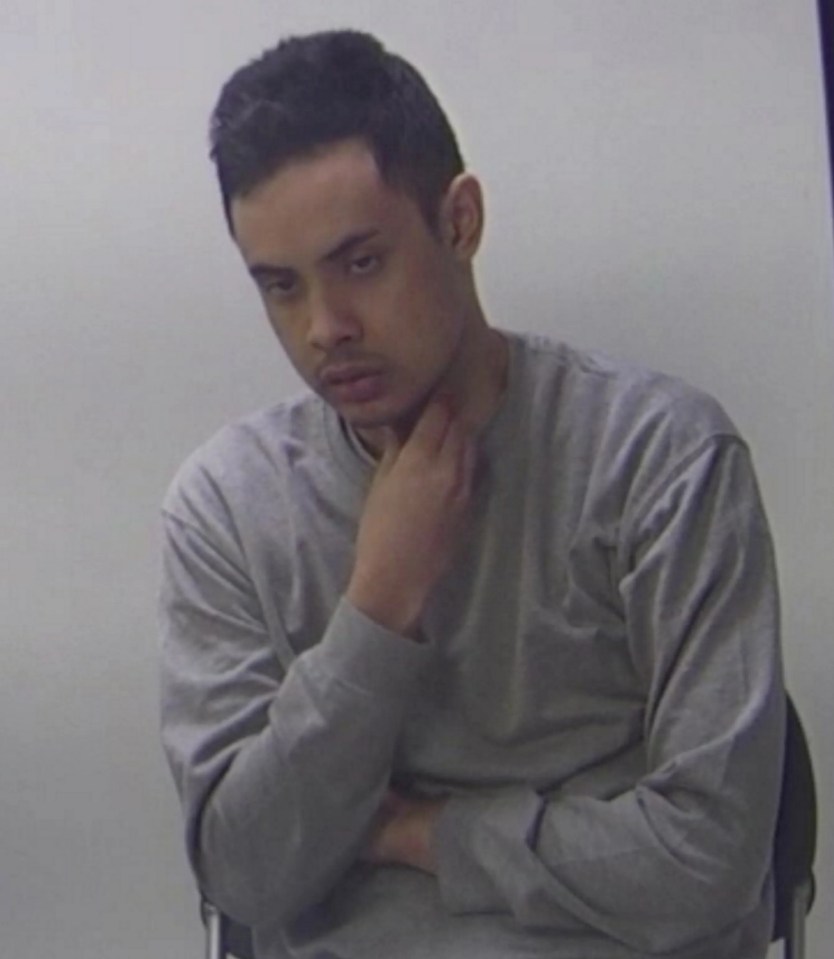 Police video still image of Nasen Saadi, a criminology student accused of murder.