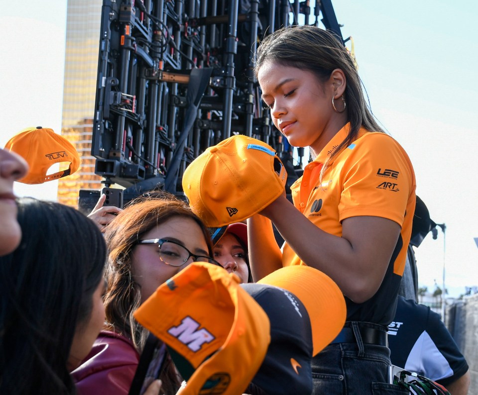 Bustamante is inspiring the next generation of drivers