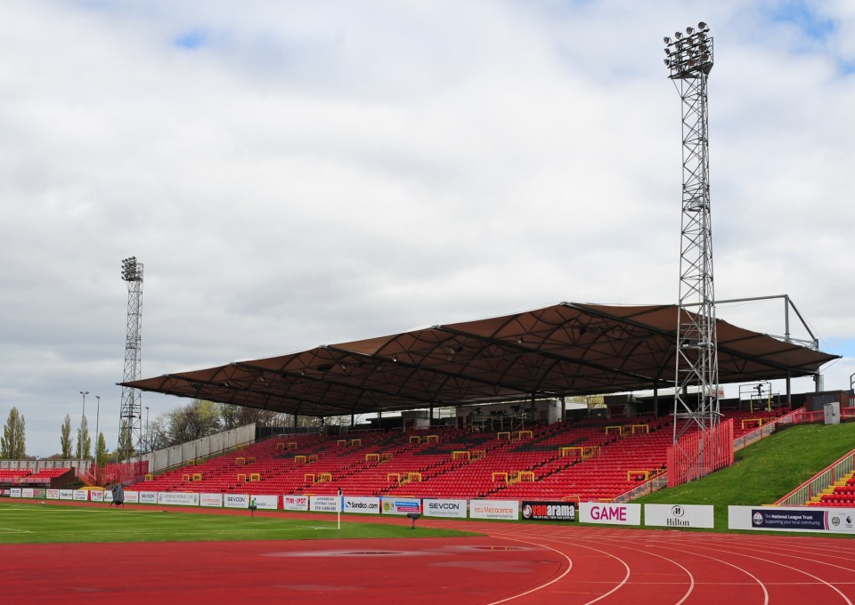 Gateshead International Stadium, home of Gateshead FC.