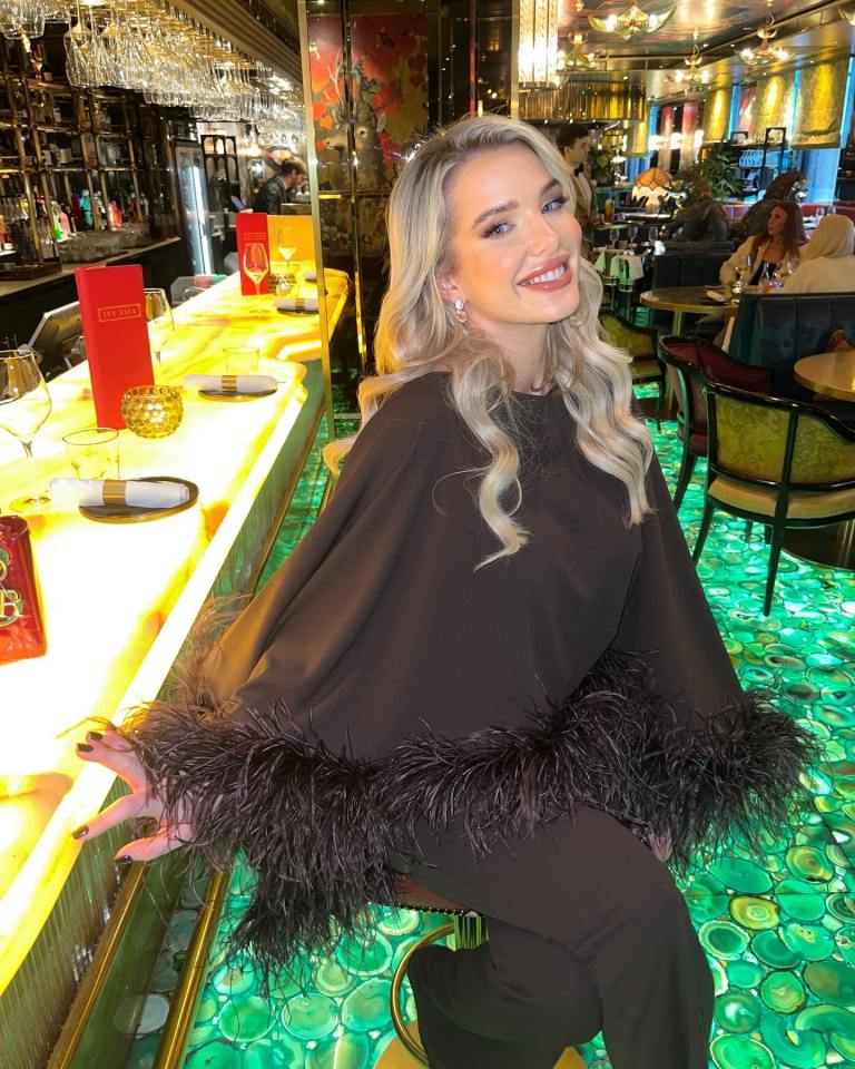 Helen Flanagan at Ivy Asia.