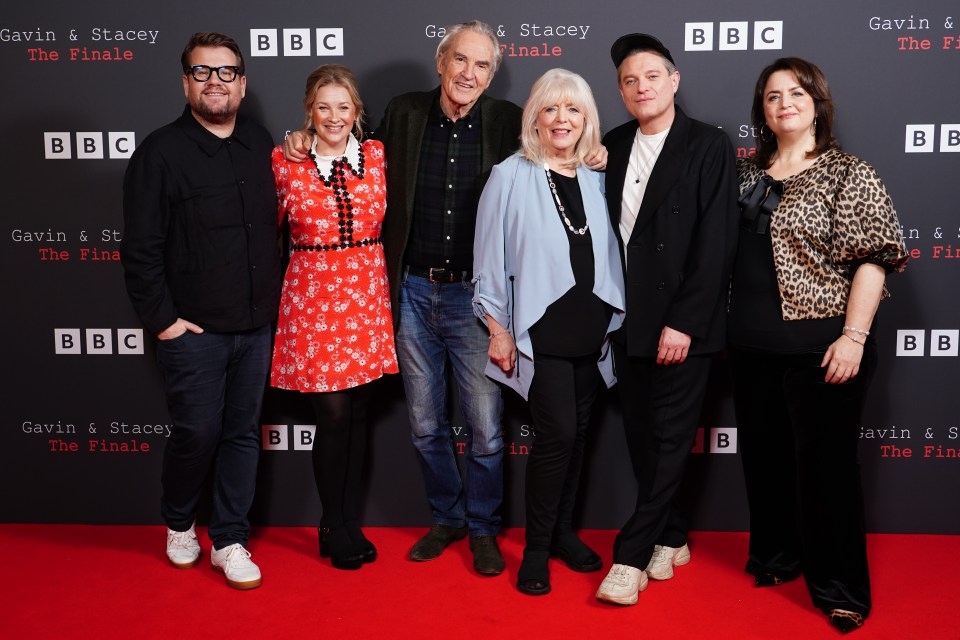 Cast of Gavin & Stacey at a BBC finale event.