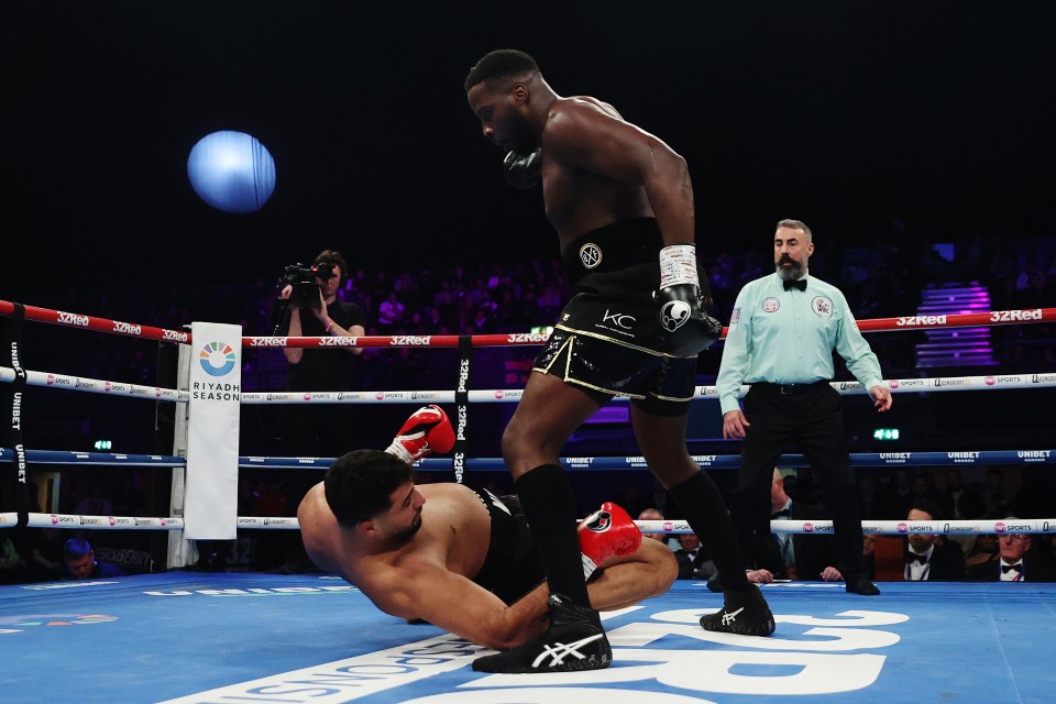 Lawrence Okolie quickly dispatched Hussein Muhamed