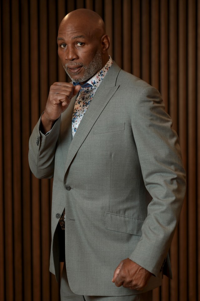 Lennox Lewis at a BAFTA TV event.
