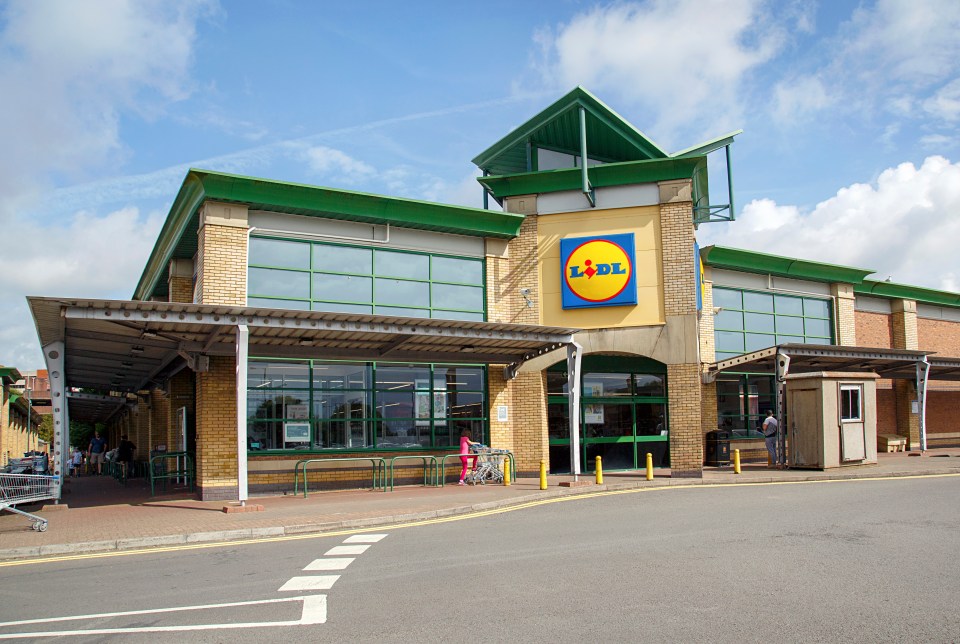 Exterior view of a Lidl supermarket.