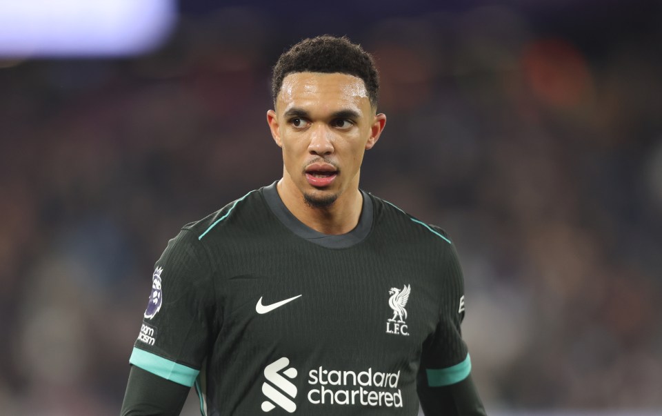 Trent Alexander-Arnold of Liverpool during a Premier League match.