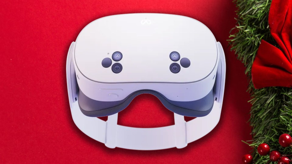 Meta Quest Pro VR headset.
