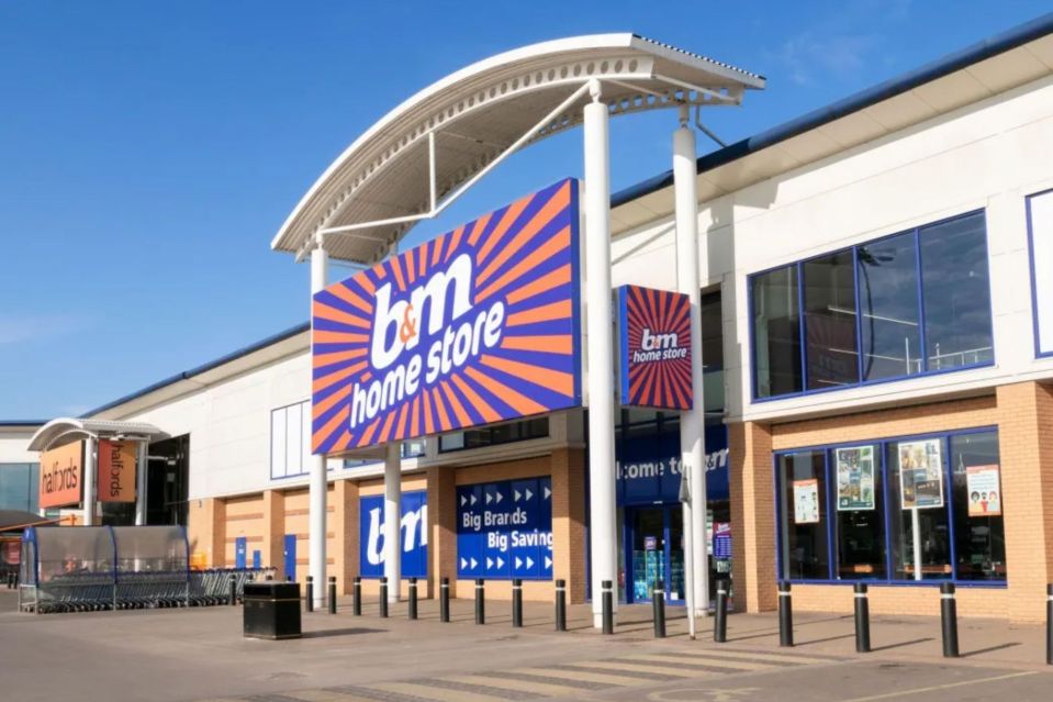 B&M Home Store exterior.