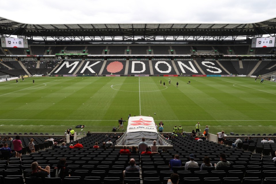 MILTON KEYNES, ENGLAND - AUGUST 3: a general view of Stadium MK during the pre-season friendly match between Milton Keynes Dons and Plymouth Argyle FC on August 3, 2024 in Milton Keynes, England. (Photo by Mark Leech/Offside/Offside via Getty Images)