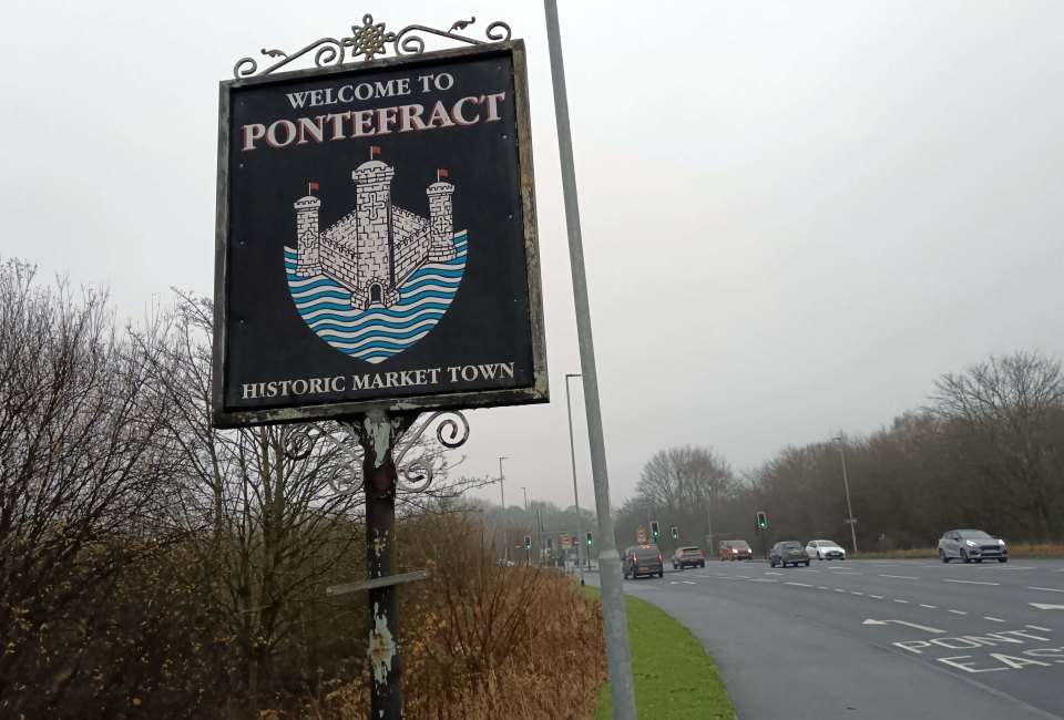 Welcome to Pontefract, historic market town.