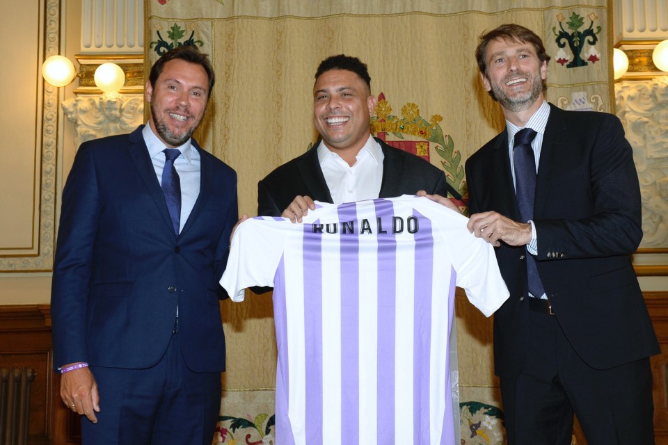 Ronaldo has owned a controlling stake in Valladolid