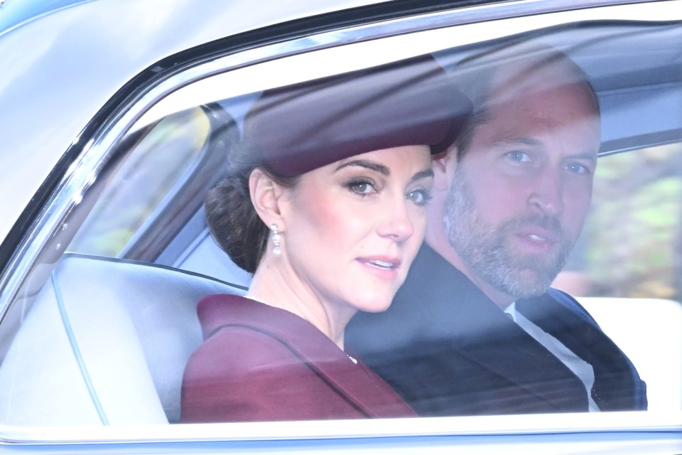 The Prince and Princess of Wales on their way to the State Visit