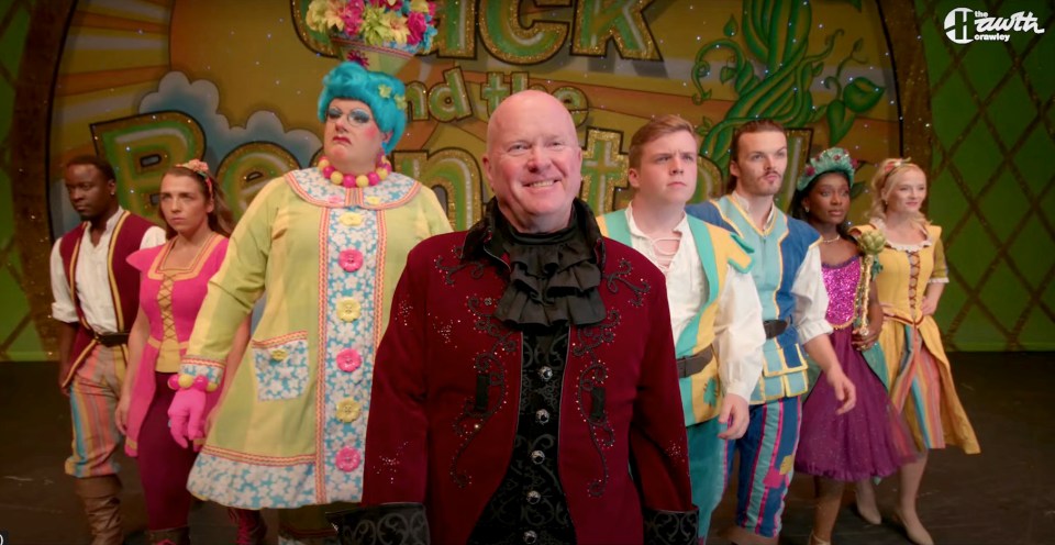 Cast of Jack and the Beanstalk panto.