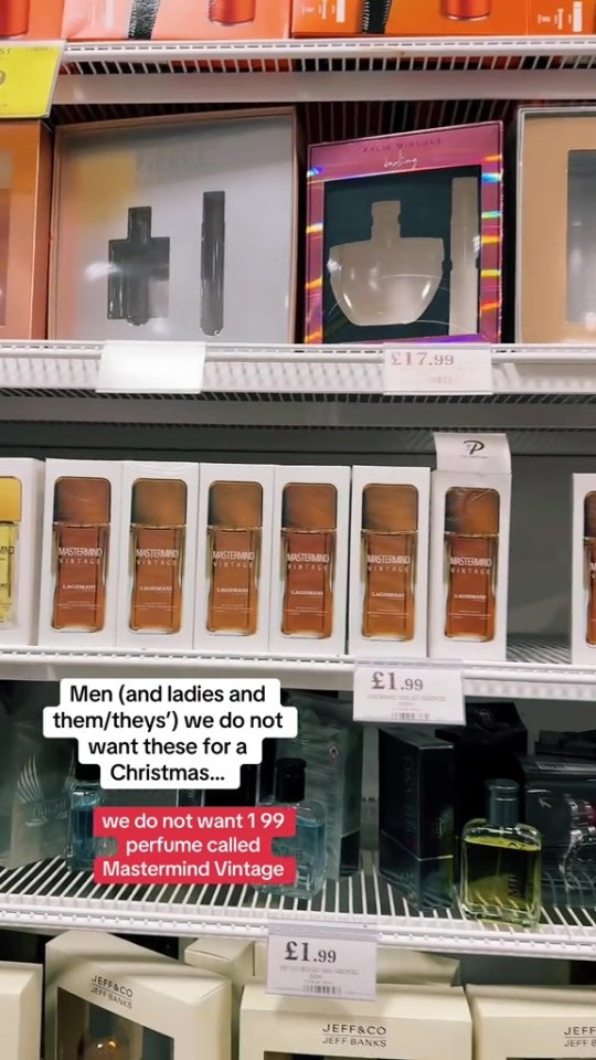 Mandy also warned men against buying perfume dupes