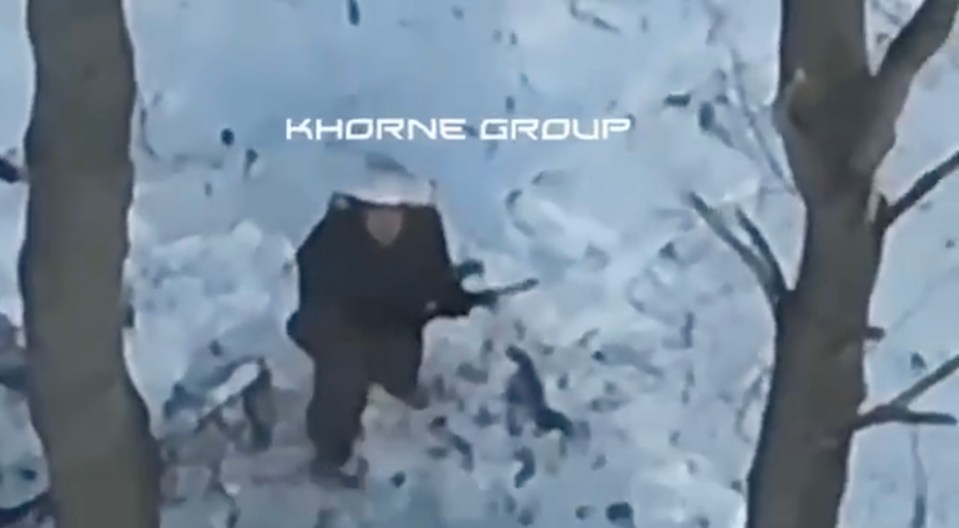 Footage allegedly shows North Korean soldiers fighting in the Kursk region.