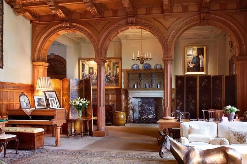 Sandringham House interior.