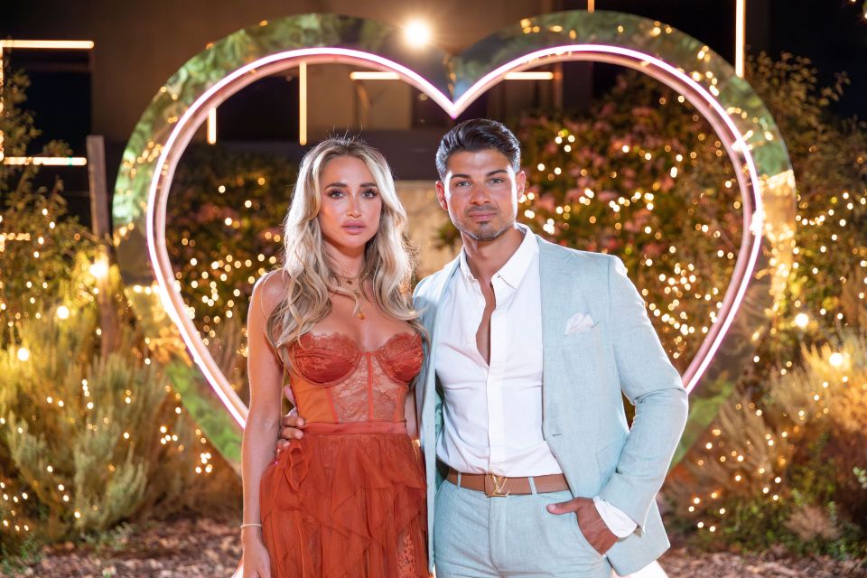 Georgia Harrison and Anton Danyluk at the Love Island: All Stars finale.